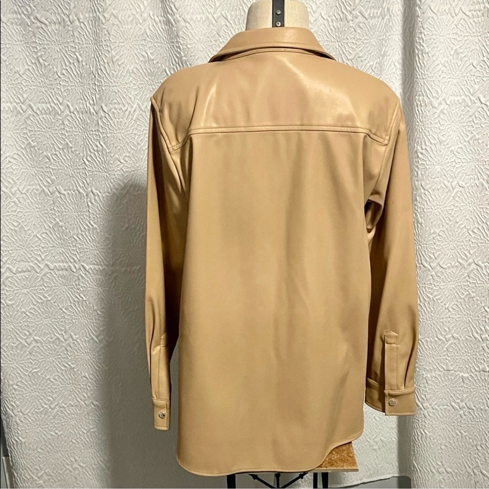 Calvin Klein Beige Button-Down Jacket - image 5